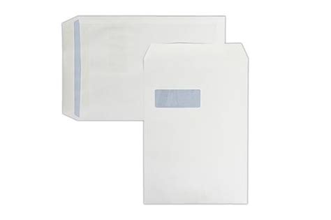 Trimfold Envelopes Kestrel C4 324x229mm White 100gsm Window Self Seal ...