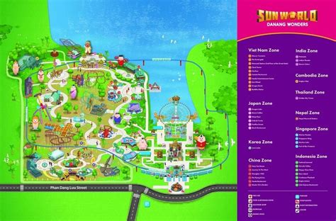 Sun World Da Nang Wonders Map And Brochure Themeparkbrochures Net