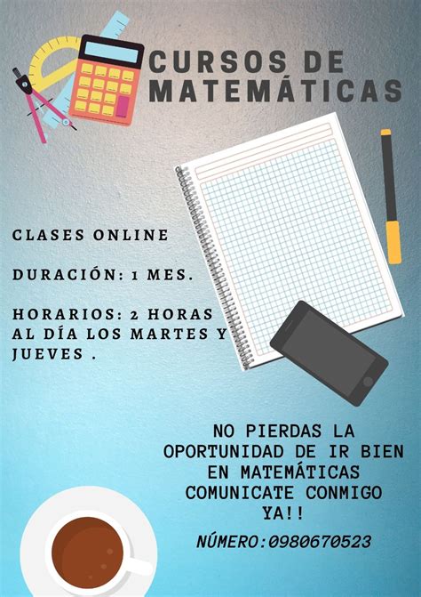 Curso De Clases De Matem Ticas Para Reforzamiento Y Para El Examen De