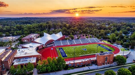 Sunrise at Villanova Stadium | Spiral View Photo