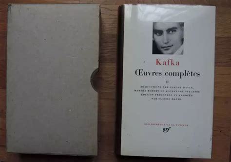 Biblioth Que De La Pl Iade Kafka Uvres Compl Tes Tome Edt Tbe