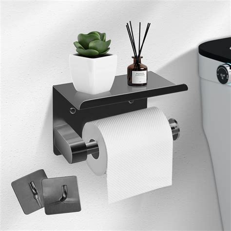 GALASALA Porta Rollos Papel de Baño Acero Inoxidable Portarollos con