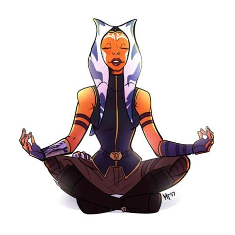 Melty Artz Ahsoka And Meditation ” ” Star Wars Art Star Wars