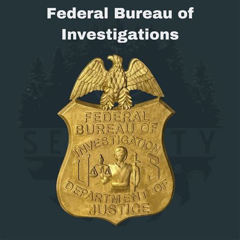 Federal Bureau of Investigations (FBI) Badge: Full Color - Serenity