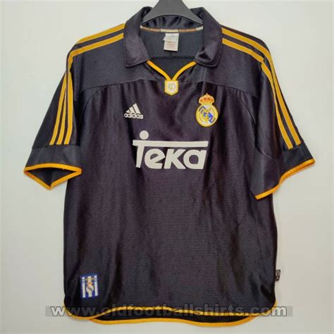 Real Madrid Away Football Shirt 1999 2001 Sponsored By Teka