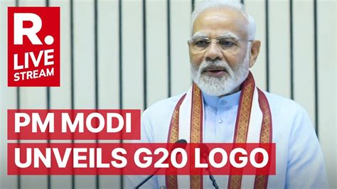 India G20 Presidency Live Pm Modi Unveils Logo Website And Theme