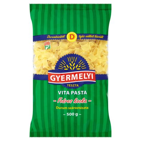 Gyermelyi Vita Pasta Durum Dried Pasta G Frilly Squares Hungarian