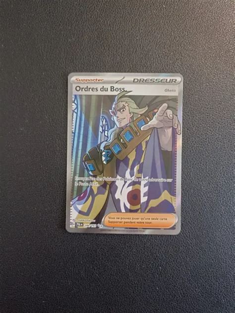 Carte Pok Mon Ordres Du Boss Full Art Ev Volutions