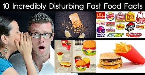 10 Incredibly Disturbing Fast Food Facts