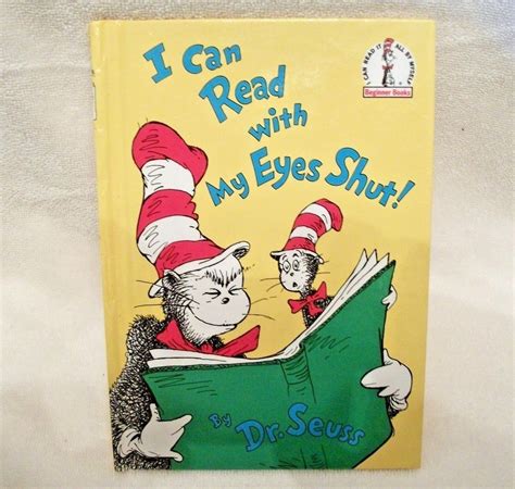 Beginner Books R Ser I Can Read With My Eyes Shut By Seuss