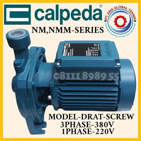 Jual NM 25 20B C 2 2KW 3PHASE 400V IN OUT 1 5 CALPEDA PUMP C W MOTOR