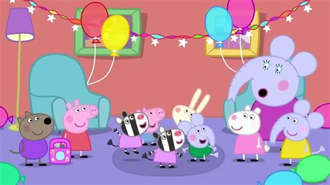 Peppa Pig Celebrates Edmond Elephants Birthday Video Dailymotion