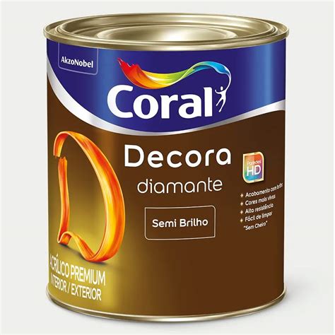 Tinta Decora Diamante Acr Lica Semi Brilho Biscoito Caseiro Ml