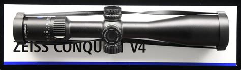 At Auction ZEISS CONQUEST V4 6 24X50MM RIFLE SCOPE