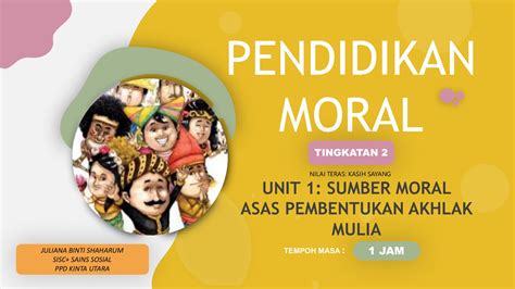 Nota Pendidikan Moral Tingkatan 1 Unit 9 Pendidikan Moral Tingkatan 1