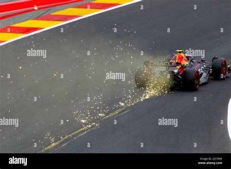 Gp Belge De Formule Au Circuit De Spa Francorchamps Banque De