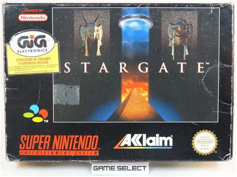 Stargate Star Gate Super Nintendo Snes Bit Pal Eur Ita Italiano Gig