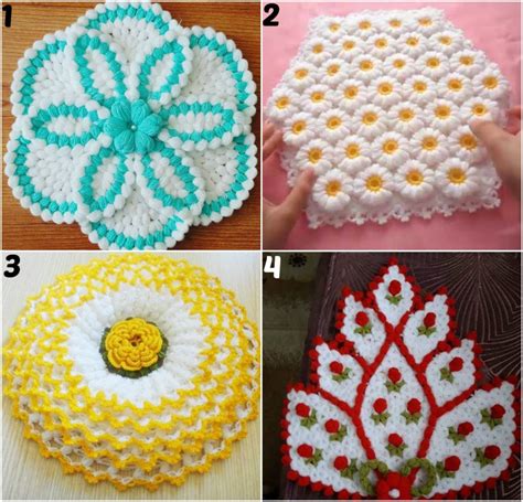 Crochet Beautiful Table Decorations - Pretty Ideas