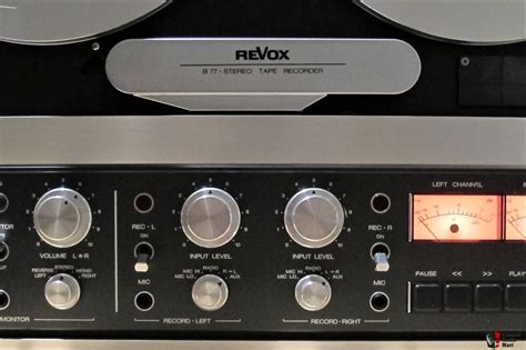 Revox B Mk Ii Reel To Reel Tape Recorder Near Mint Sold To Steve