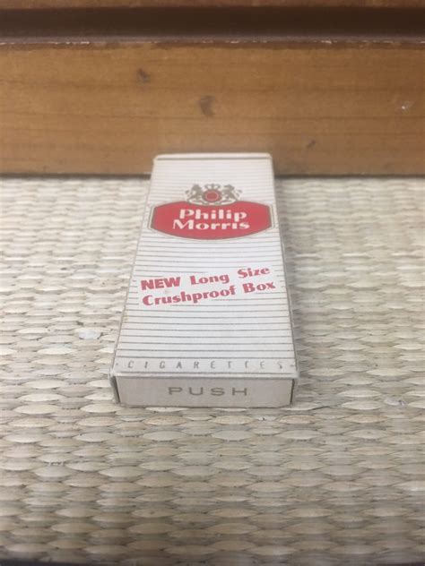 S Philip Morris Complimentary Cigarette Hard Pack By Philip Morris