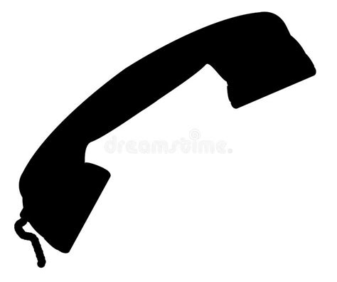 Traditional Telephone Handset Icon Stock Vector - Illustration of ...