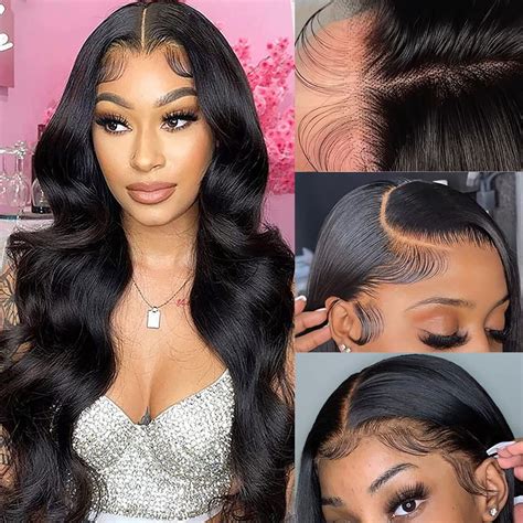 Amazon X Hd Lace Closure Wigs Human Hair Pre Plucked X Body