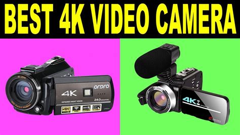 Top 5 Best 4k Video Camera Review 2020 Best Camcorders Youtube