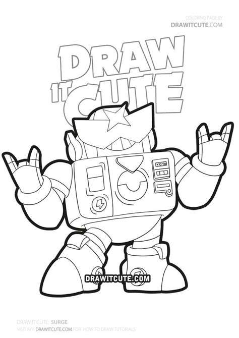 New Brawler Surge Brawl Stars By Draw It Cute Brawlstars