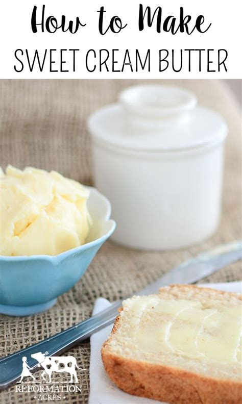 Sweet Cream Butter Recipe (With Printable Recipe) | Recipe | Sweet ...