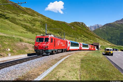 Mgb Hge Ii Oberalppass Wer Hier Mit Der Bahn Reist Flickr