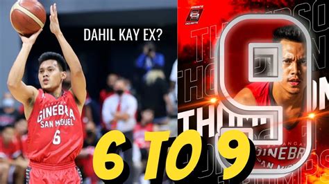 PERO BAKIT Ginebra Scottie Thompson Nagpalit Ng Jersey Number YouTube