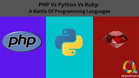 Php Vs Python Vs Ruby A Battle Of Programming Languages