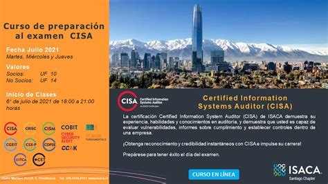 Curso De Preparación A Examen Cisa Santiago Chapter