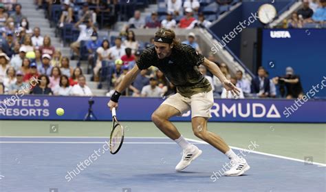 Stefanos Tsitsipas Greece Hits Return Carlos Editorial Stock Photo