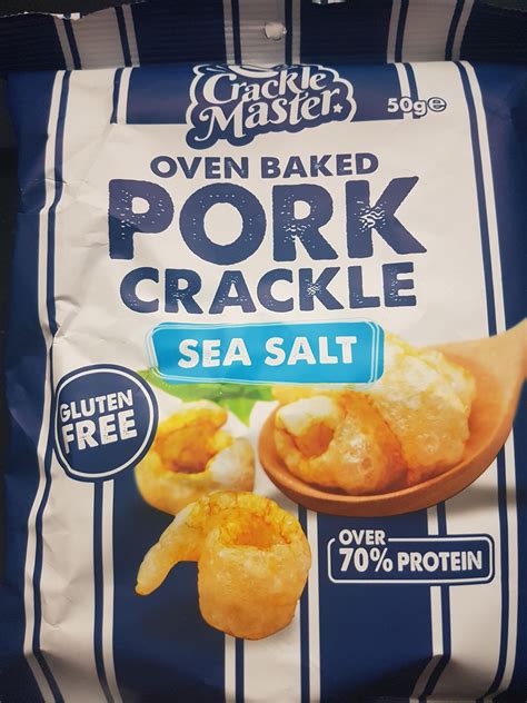 Crackle Master Pork Crackle 272 Cal 374g Protein 2 Per Pack Salt