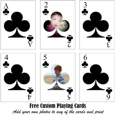 Playing Card Template Editable