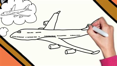 Step By Step Airplane Drawing Easy For Kids - Rectangle Circle