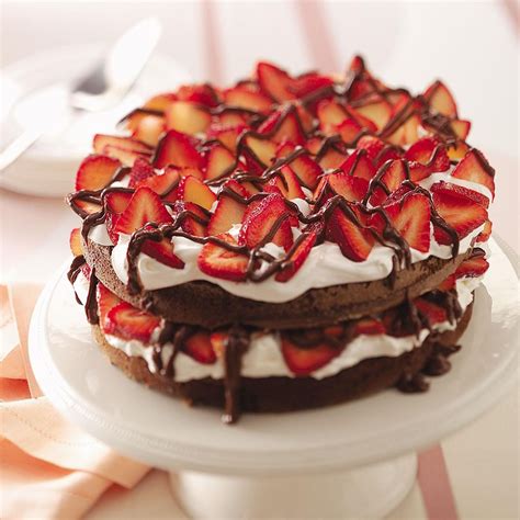 Chocolate Strawberry Torte Recipe How To Make It