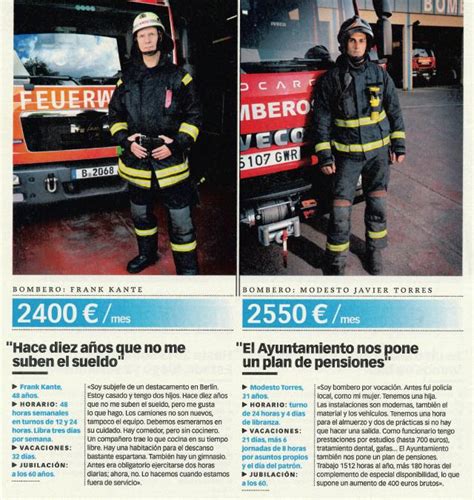 Emergente Sueldo de un bombero en España