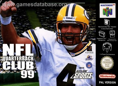 Nfl Quarterback Club 99 Nintendo N64 Games Database