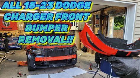 Dodge Charger Front Bumper Removal YouTube