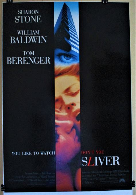 SLIVER 1993 Original Vintage One Sheet Movie Poster - Etsy | Sharon ...