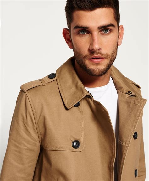 Superdry Winter Rogue Trench Coat Men S Mens Jackets