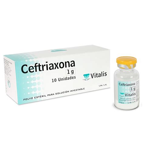 Ceftriaxona G Soluci N Inyectable Vitalis Farmacias Julios Panam