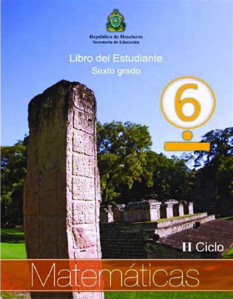 Cuaderno de Trabajo Matemáticas Sexto Grado