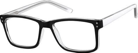 Black Rectangle Glasses #125821 | Zenni Optical | Glasses for oval faces, Eyeglasses, Zenni optical