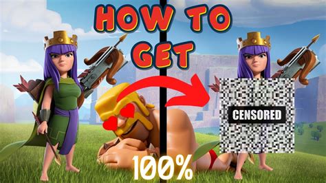 How To Get The Archer Queen Naked In Clash Of Clans Youtube