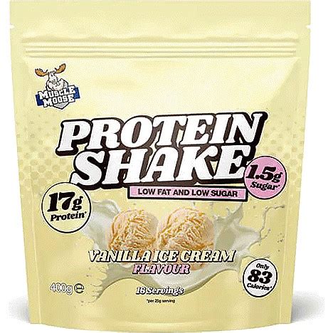 Muscle Moose Protein Shake Vanilla 400g Compare Prices Where To