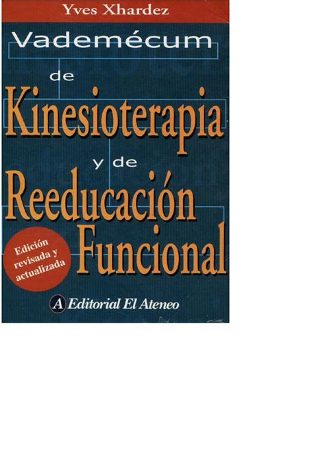 PDF Vademecum de Kinesioterapia y de Reeducación Funcional El