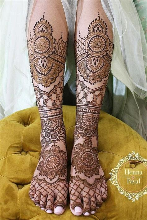 Elaborate Flower Henna Designs